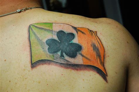 irish flag tattoo